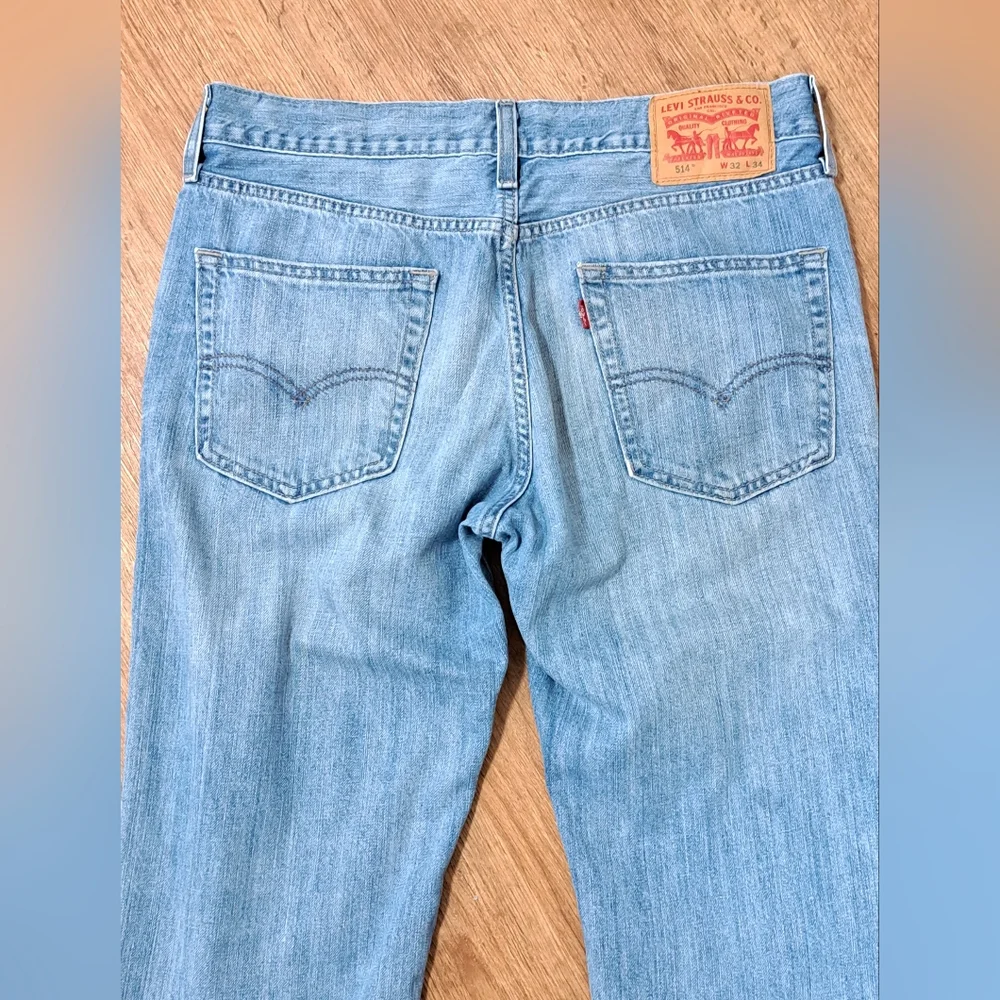 Levi's Men's 514 Straight Indigo Denim Jean 32W/34L - Picture 11 of 12